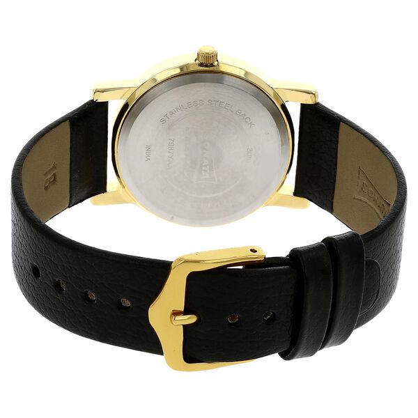Sonata Quartz Analog Black Dial Leather Strap Watch for Men - image number 3