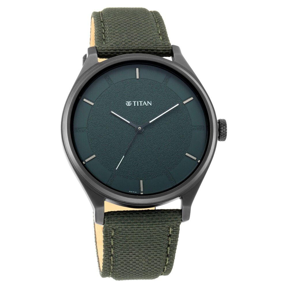 Leather belt titan watch best sale