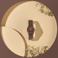 Poze By Sonata Quartz Analog Brown Dial Brown Metal Strap Watch For Women - image number 0