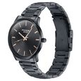 Sonata Poze Quartz Analog Black Dial Metal Strap Watch For Men - image number 3