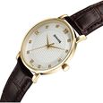Sonata Wedding Quartz Analog Off White Dial Leather Strap Watch For Men - image number 1