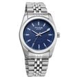 Poze By Sonata Quartz Analog Blue Dial Silver Metal Strap Watch For Men - image number 1