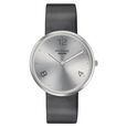 Sonata Poze Quartz Analog Silver Dial Leather Strap Watch for Men - image number 0