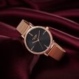 Sonata Poze Quartz Analog Black Dial Mesh Strap Watch for Women - image number 0