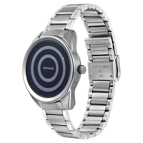 Sonata Women of Steel Blue Dial Metal Strap Watch for Women - image number 1