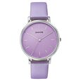 Sonata Modern Edit Quartz Analog Grey Dial Leather Strap Watch For Women