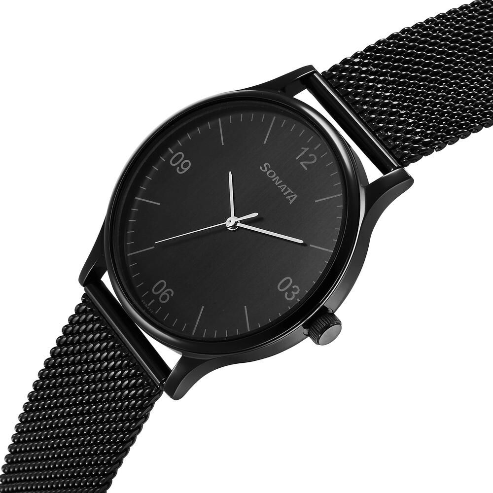 Sonata black watch price deals