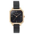 Sonata Modern Edit Quartz Analog Black Dial Black Stainless Steel Strap Watch For Women - image number 0