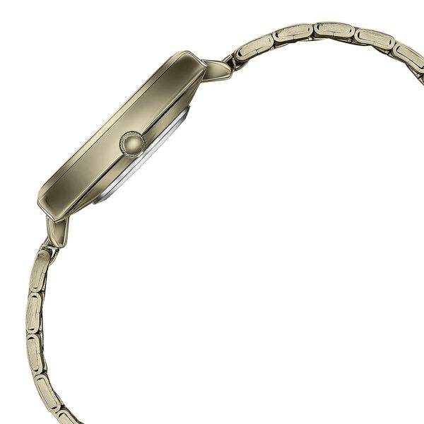 Sonata Poze Quartz Analog Khaki Dial Metal Strap Watch For Women - image number 4