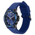 Sonata Poze Quartz Analog Blue Dial Blue Silicone Strap Watch For Men - image number 4
