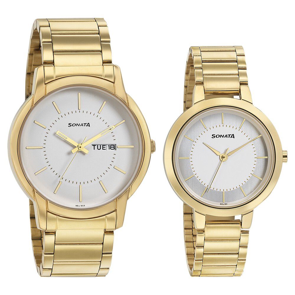 Couple watches sonata with price deals