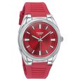 Poze By Sonata Quartz Analog Red Dial Red Silicone Strap Watch For Men - image number 2