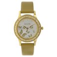 Sonata Quartz Analog Silver Dial Leather Strap Watch for Women - image number 0