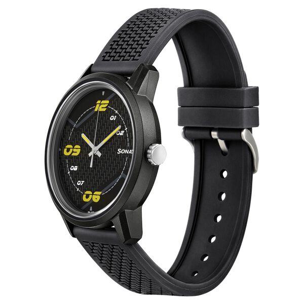 Sonata Quartz Analog PU Strap Watch for Men - image number 1