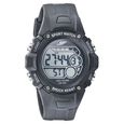 SF Digital Dial Black PU Strap Watch for Men - image number 0
