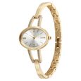 Sonata Aura Quartz Analog Silver Dial Golden Stainless Steel Strap Watch For Women - image number 1