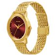 Sonata Gold Edit Maroon Dial Women Watch With Stainless Steel Strap - image number 1
