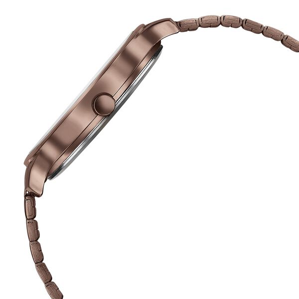Sonata Wedding Bling Quartz Analog Brown Dial Brown Stainless Steel Strap Watch for Women - image number 3
