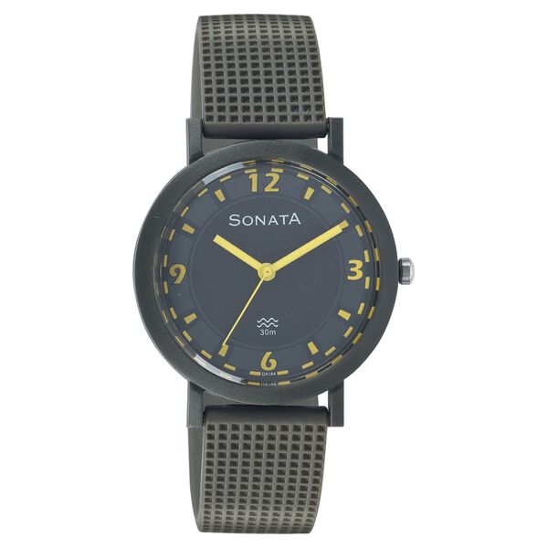 Sonata Quartz Analog Brown Dial Strap Watch for Men - image number 0