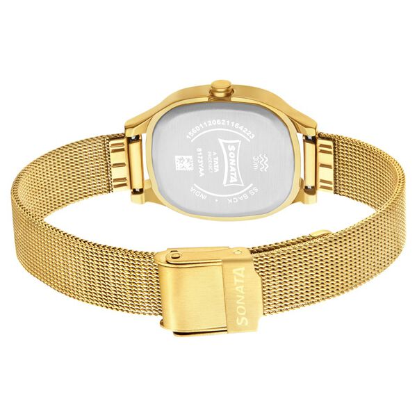 Sonata Linnea Green Dial Women Watch With Stainless Steel Strap - image number 3