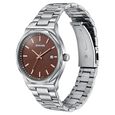 Sonata Jashn Quartz Analog Grey Dial Silver Metal Strap Watch For Men - image number 2