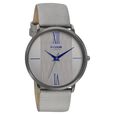 Poze by Sonata Quartz Analog Grey Dial Leather Strap Watch for Men - image number 1