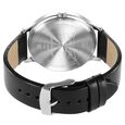 Sonata Force Quartz Multifunction Black Dial Leather Strap Watch for Men - image number 3