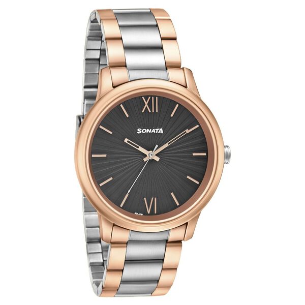 Sonata Quartz Analog Stainless Steel Strap Watch for Men - image number 0