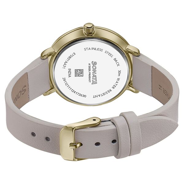 Sonata Wedding Edit Quartz Analog Silver Dial Stainless Steel Strap Watch For Women - image number 5