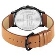 Sonata Aspire Quartz Analog Black Dial Leather Strap Watch for Men - image number 3