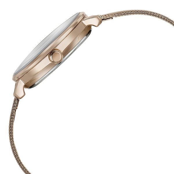 Sonata Poze Quartz Analog Rose Gold Dial Mesh Strap Watch for Women - image number 4
