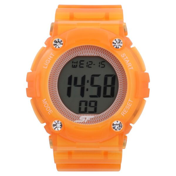SF Digital Dial Plastic Strap Women Watch - image number 0