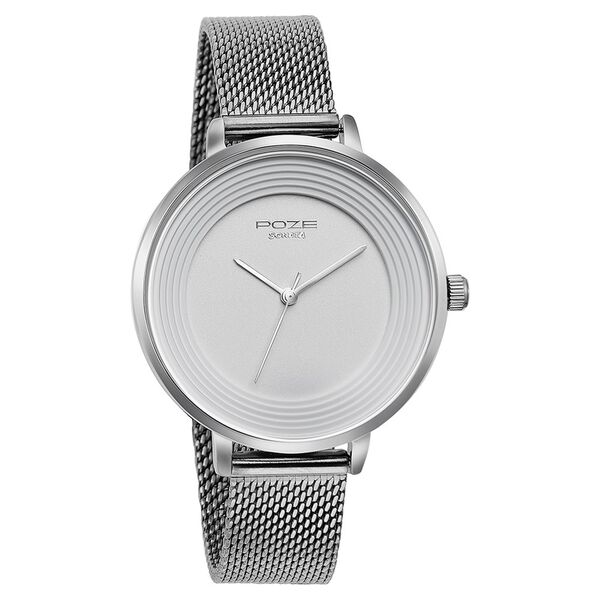 Sonata Poze Quartz Analog Silver Dial Mesh Strap Watch for Women - image number 2