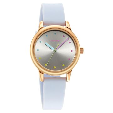 Sonata Splash Silver Dial Women Watch With Plastic Strap