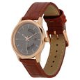 Sonata Quartz Analog with Date Grey Dial Leather Strap Watch for Men - image number 2