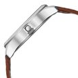 Sonata Ease Watches For Men With Brown Leather Strap And Light Blue Dial - image number 4