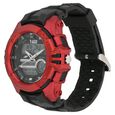 SF Quartz Analog Digital Black Dial Plastic Strap Watch for Men - image number 1
