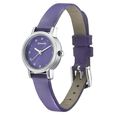 Sonata Floral Folkart Purple Dial Women Watch With Leather Strap - image number 1