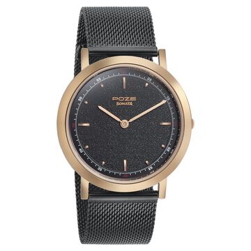 Sonata Poze Quartz Analog Grey Dial Stainless Steel Strap Watch for Men