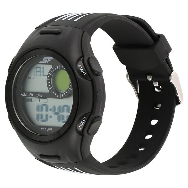 SF Super Fibre Digital Dial Plastic Strap Watch for Men - image number 1