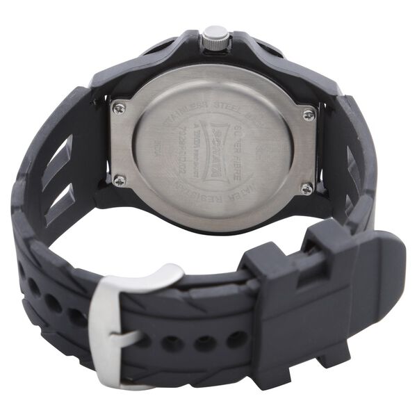 SF Quartz Analog Black Dial Plastic Strap Watch for Men - image number 3