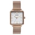 Sonata Quartz Analog White Dial Rose Gold Stainless Steel Strap Watch For Women - image number 1