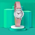 Sonata Splash White Dial Women Watch With Leather Strap