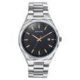Sonata Jashn Quartz Analog Black Dial Silver Metal Strap Watch For Men - image number 0