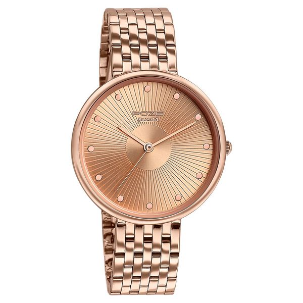 Sonata Poze Quartz Analog Beige Dial Stainless Steel Strap Watch For Women - image number 2