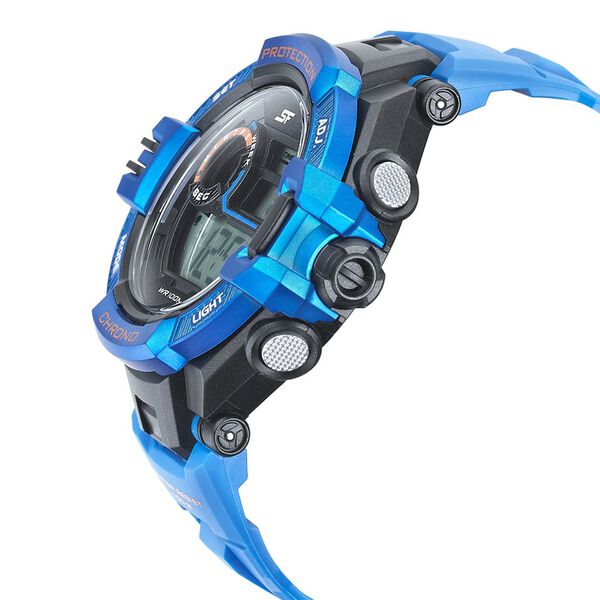 SF Digital Dial Blue PU Strap Watch for Men - image number 2