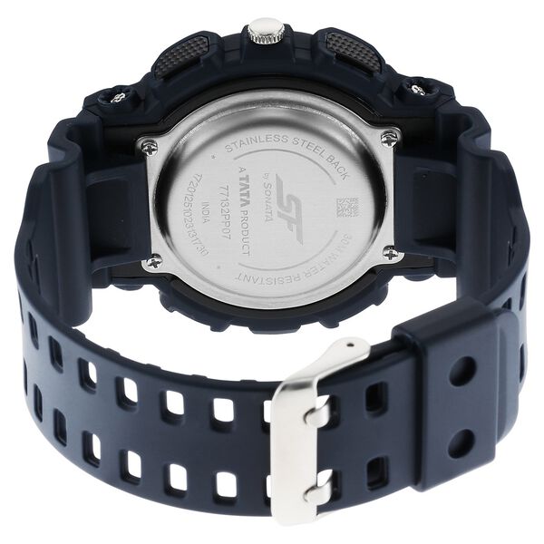 Sonata SF Dreamer Series Quartz Digital Analog Digital Blue Plastic Strap for Men - image number 3