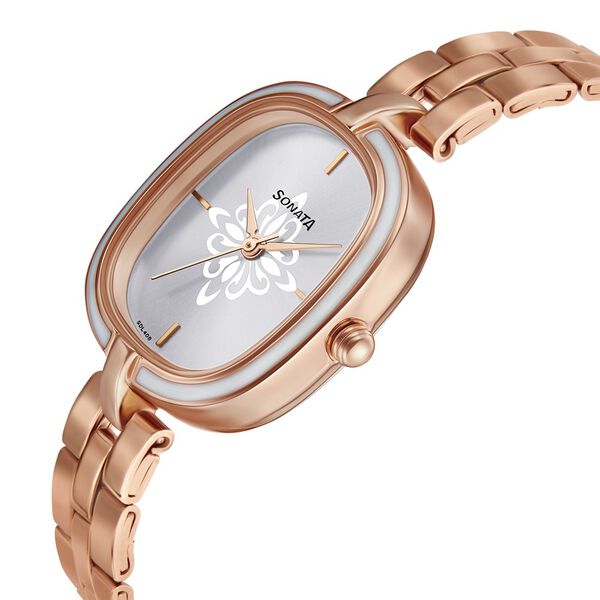 Sonata Wedding Silver Dial Women Watch With Stainless Steel Strap - image number 2