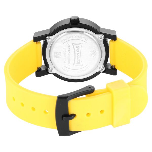 Sonata Pop Silver Dial Women Watch With Polyurethane Strap - image number 3