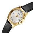 Sonata Traditional Essentials Quartz Analog Silver Dial Leather Strap Watch for Men - image number 2